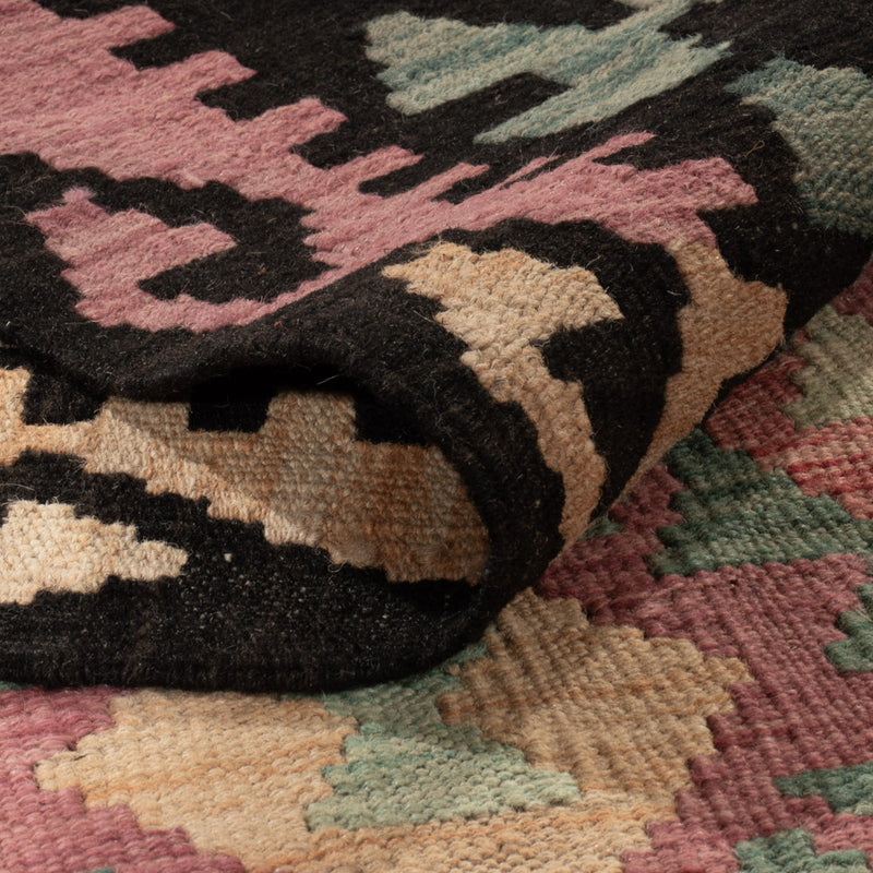 Kelim Teppich - Splash - 202 x 153 cm - bunt