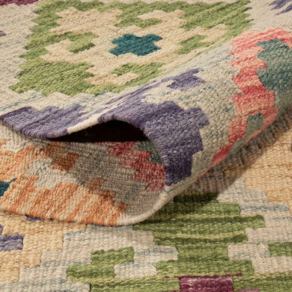 Kelim Teppich - Splash - 215 x 150 cm - bunt