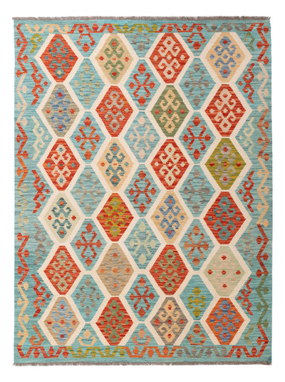 Kilim Maimana Alfombra 158x209cm - Alfombra de lana