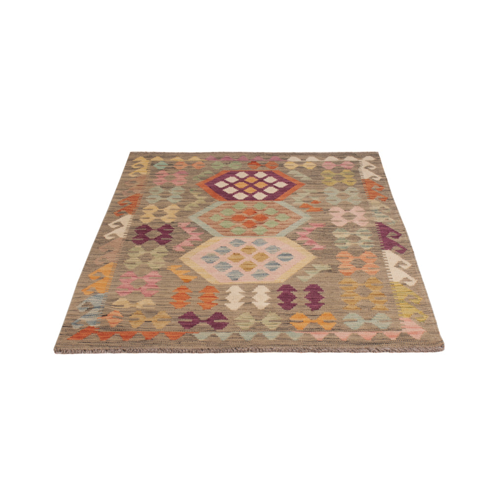 Kelim Teppich - Splash - 151 x 100 cm - bunt