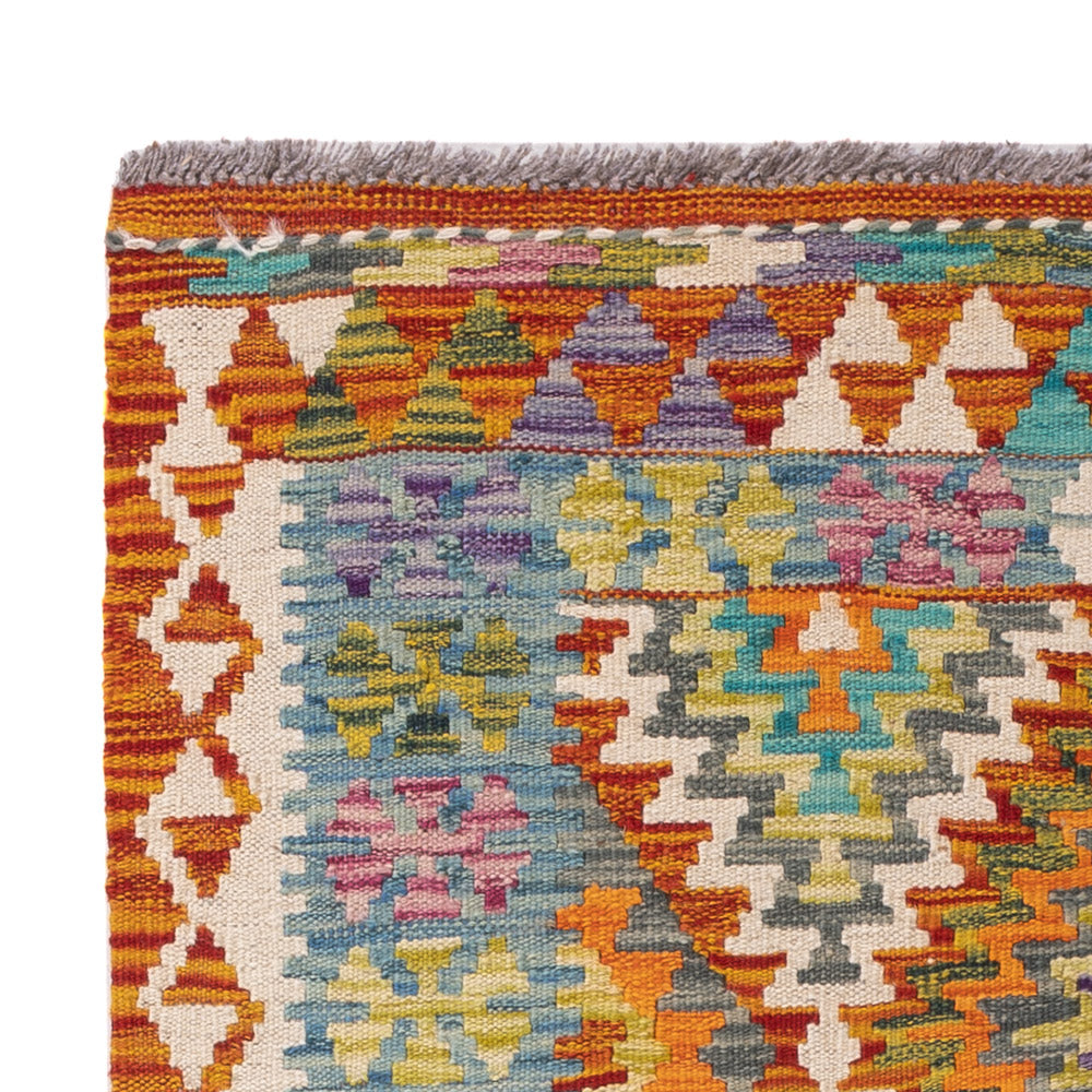Kelim Teppich - Splash - 149 x 102 cm - bunt