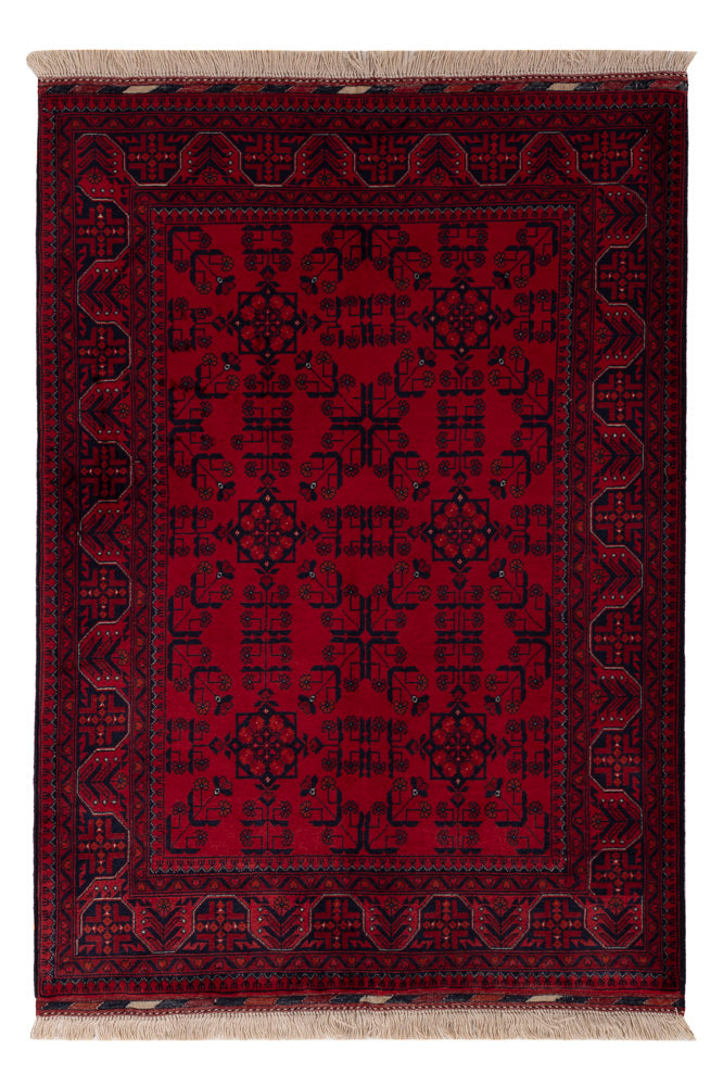 Afghan Teppich - Royal - 147 x 101 cm - rot