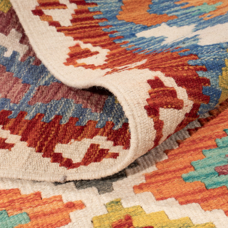 Kelim Teppich - Splash - 150 x 95 cm - bunt