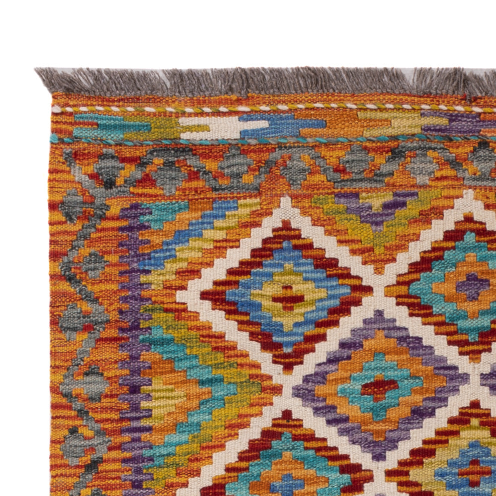 Kelim Teppich - Splash - 156 x 98 cm - bunt