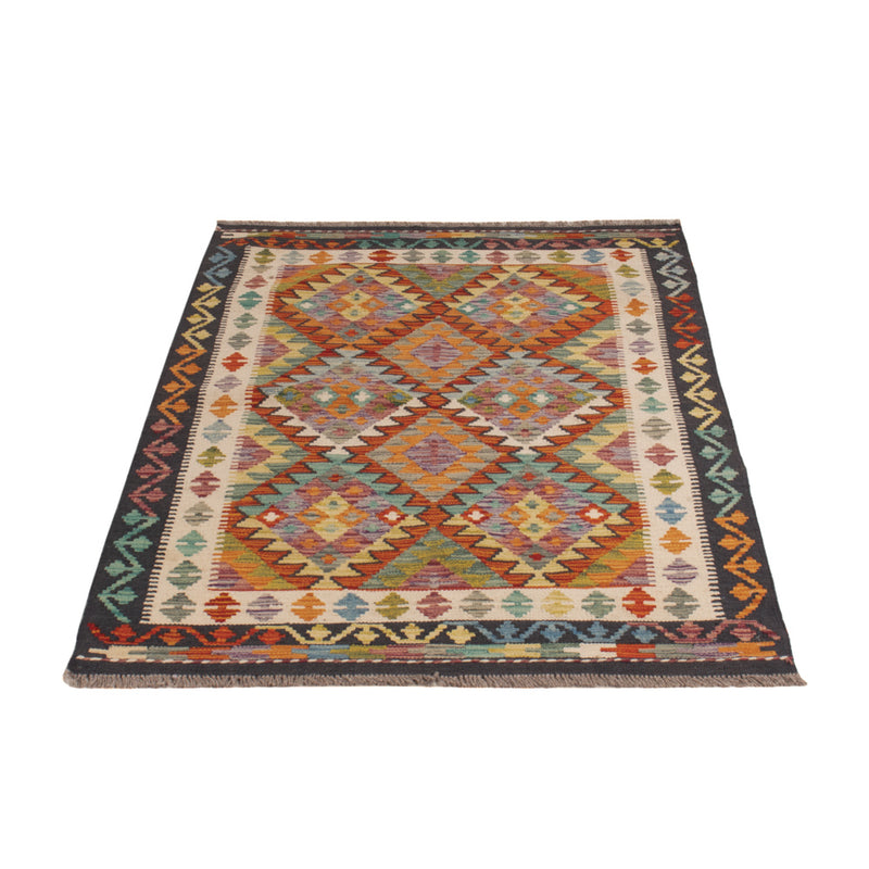 Kelim Teppich - Splash - 155 x 99 cm - bunt