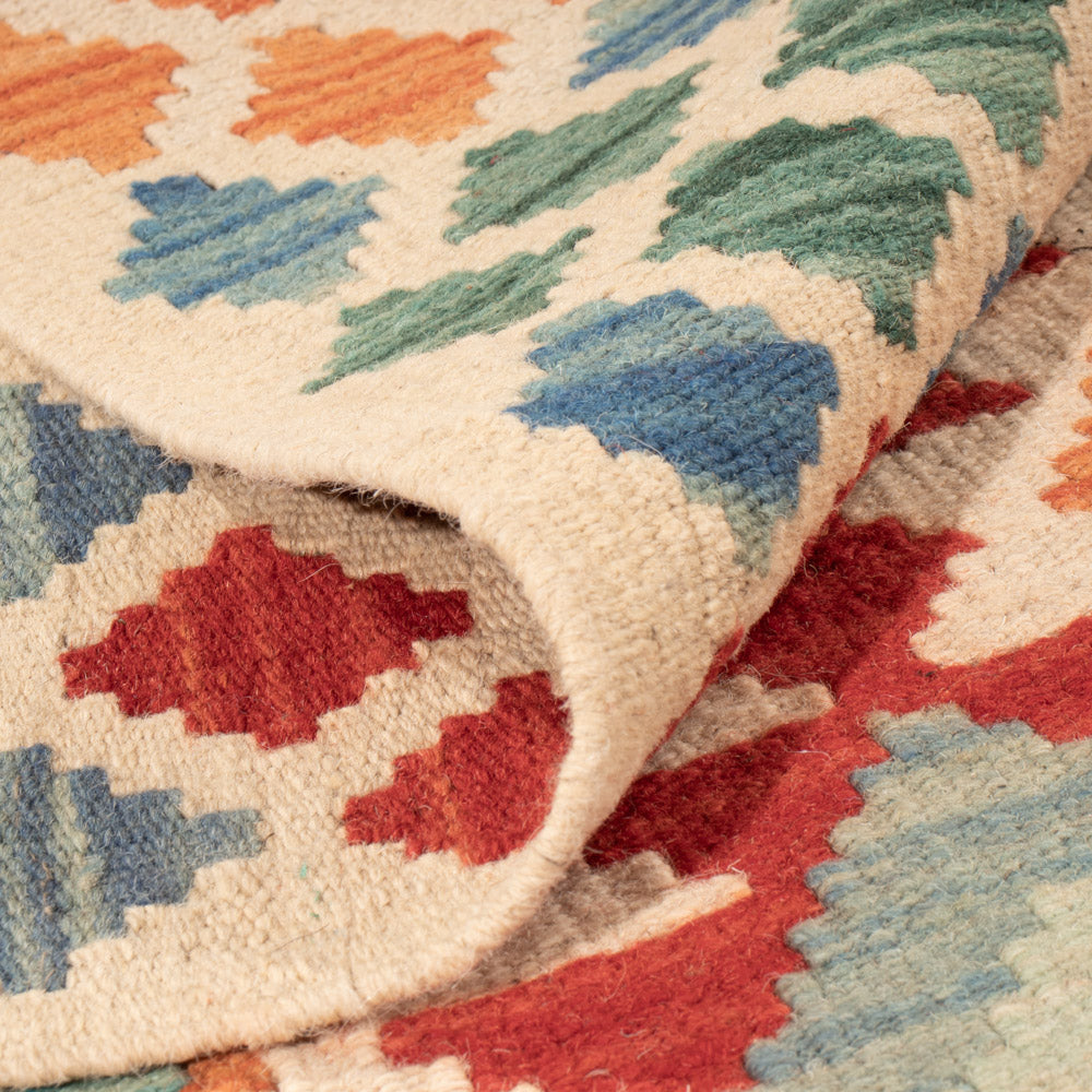 Kelim Teppich - Splash - 152 x 95 cm - bunt