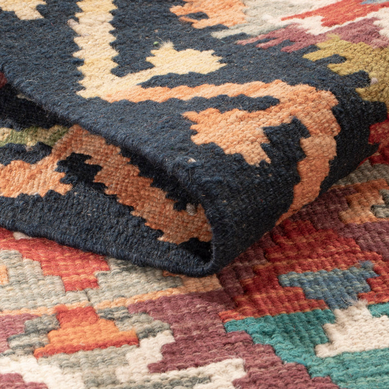 Kelim Teppich - Splash - 149 x 98 cm - bunt