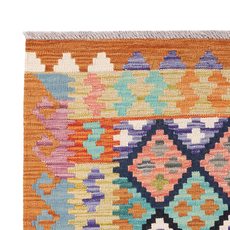 Kelim Teppich - Splash - 155 x 104 cm - bunt