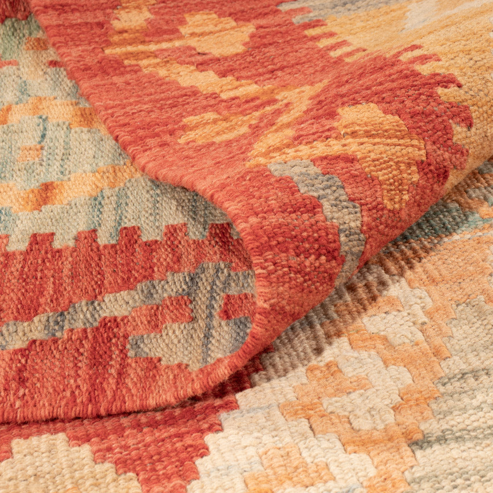 Kelim Teppich - Splash - 154 x 101 cm - bunt