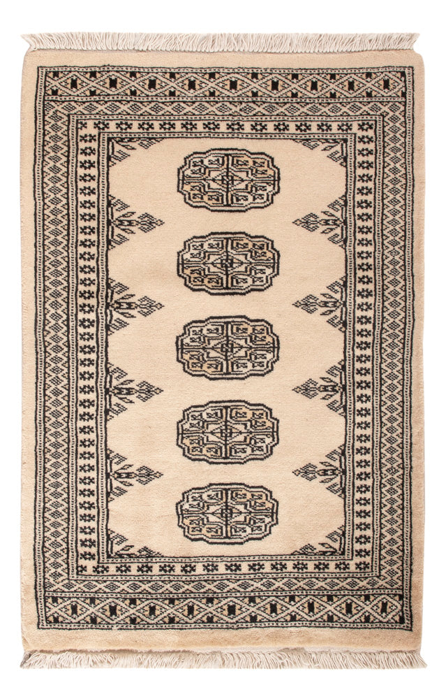 Pakistan Teppich - 92 x 61 cm - creme
