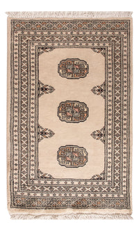 Pakistan Teppich - 94 x 62 cm - creme