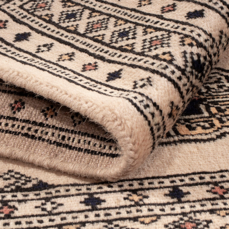Pakistan Teppich - 93 x 62 cm - creme