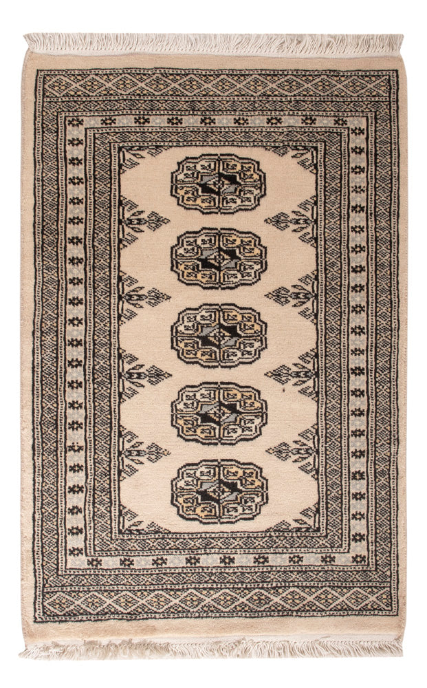 Pakistan Teppich - 90 x 61 cm - creme