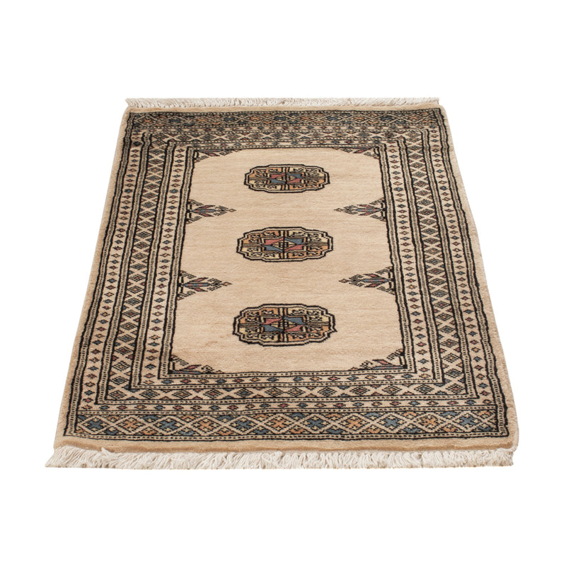 Pakistan Teppich - 103 x 64 cm - creme