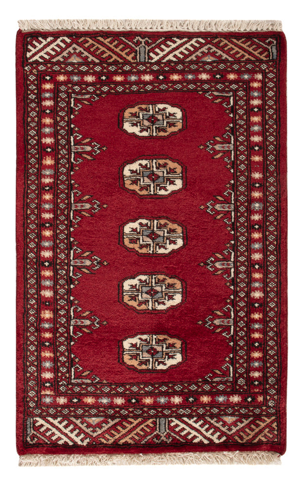 Pakistan Teppich - 90 x 60 cm - rot