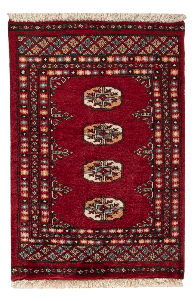 Pakistan Teppich - 88 x 60 cm - rot