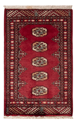 Pakistan Teppich - 90 x 60 cm - rot