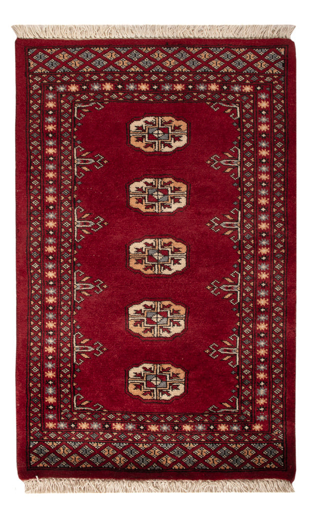 Pakistan Teppich - 96 x 63 cm - rot
