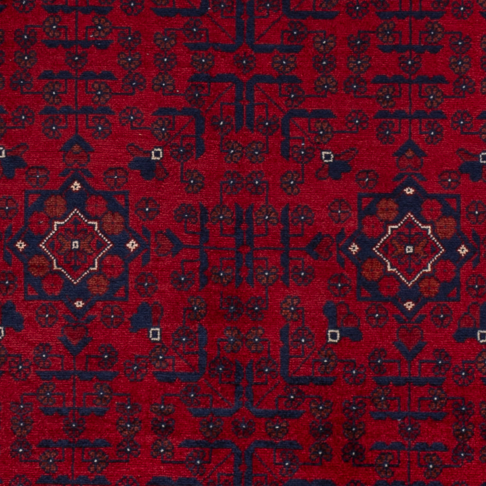 Afghan Teppich - Royal - 140 x 103 cm - rot