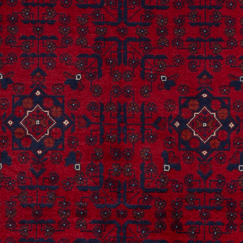 Afghan Teppich - Royal - 140 x 103 cm - rot