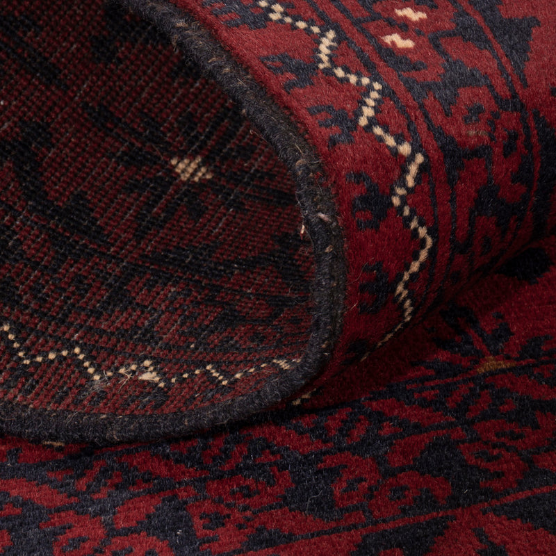 Afghan Teppich - 141 x 101 cm - rot