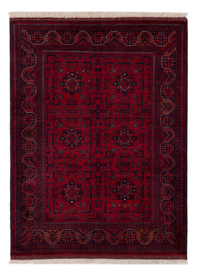 Afghan Teppich - Royal - 138 x 101 cm - rot
