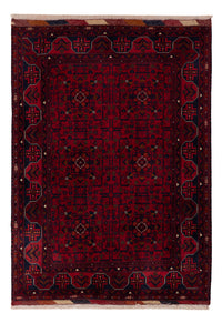 Afghan Teppich - Royal - 139 x 100 cm - rot