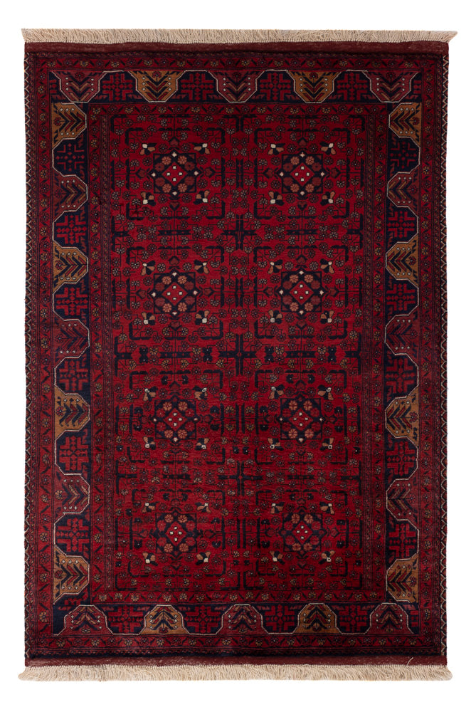 Afghan Teppich - Royal - 147 x 100 cm - rot