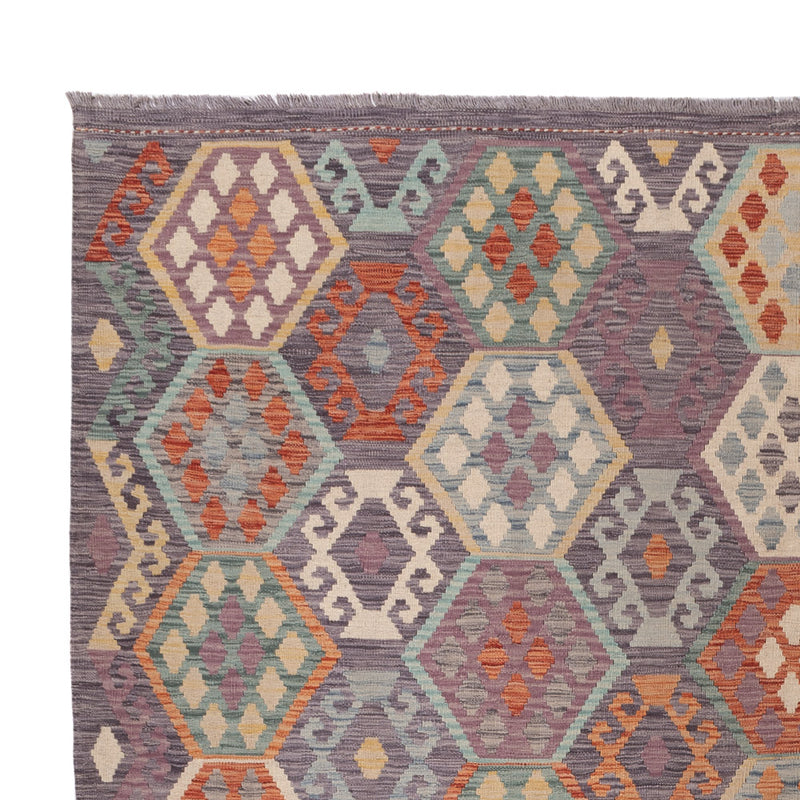 Kelim Teppich - Splash - 356 x 262 cm - bunt