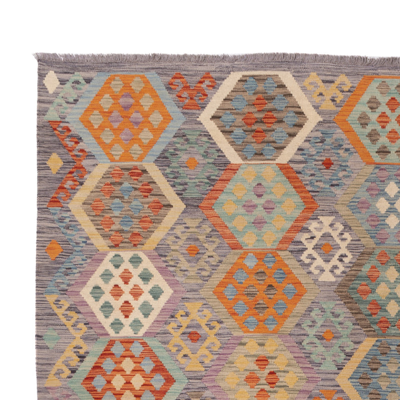 Kelim Teppich - Splash - 350 x 249 cm - bunt