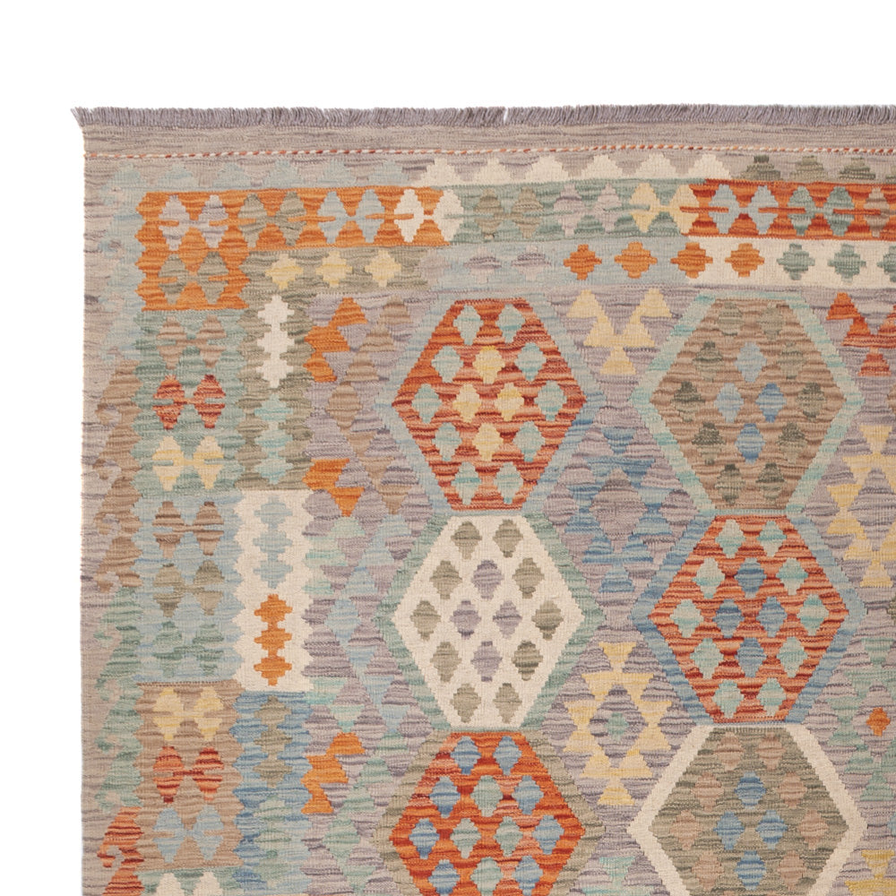 Kelim Teppich - Splash - 345 x 248 cm - bunt