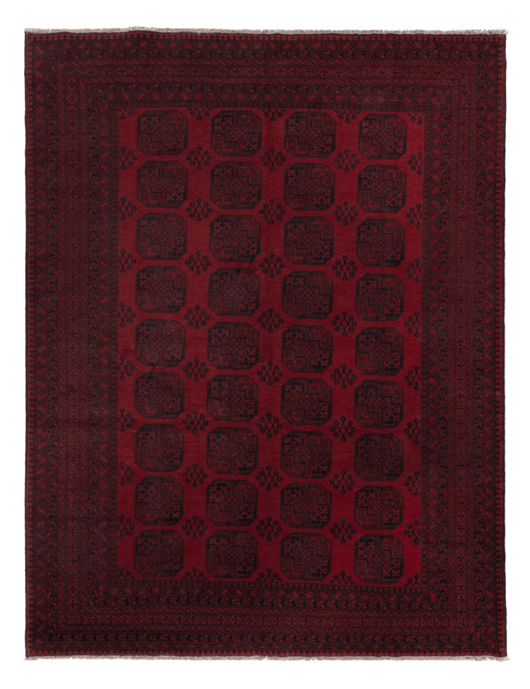 Afghan Teppich - Filpa - 338 x 258 cm - rot