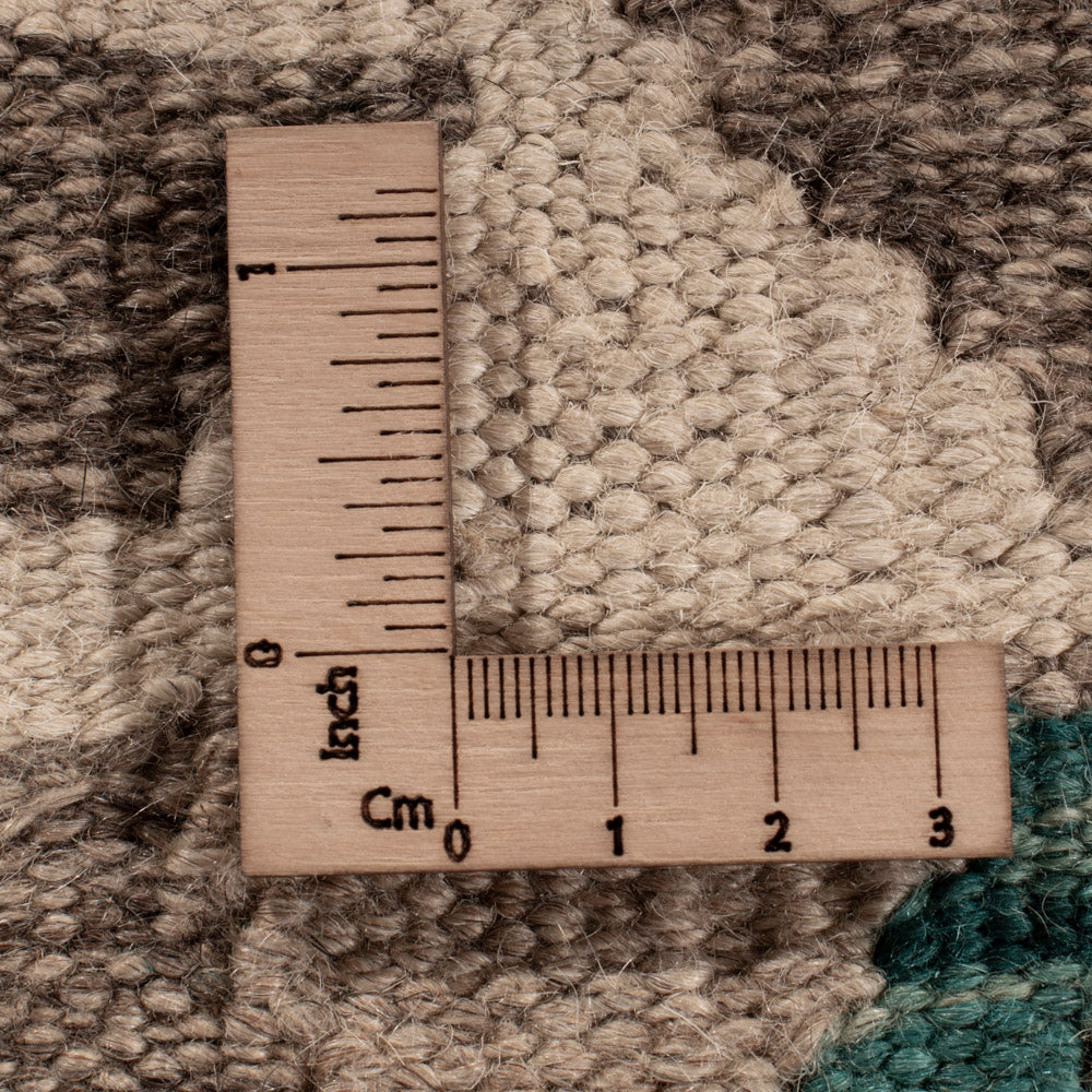 Kelim Teppich - Splash - 300 x 257 cm - natur