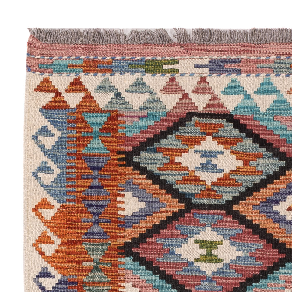 Kilim Maimana Alfombra 101x102cm - Alfombra de lana