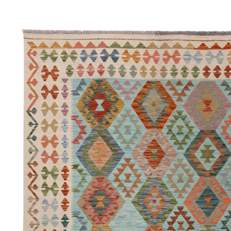 Kelim Teppich - Splash - 347 x 258 cm - bunt