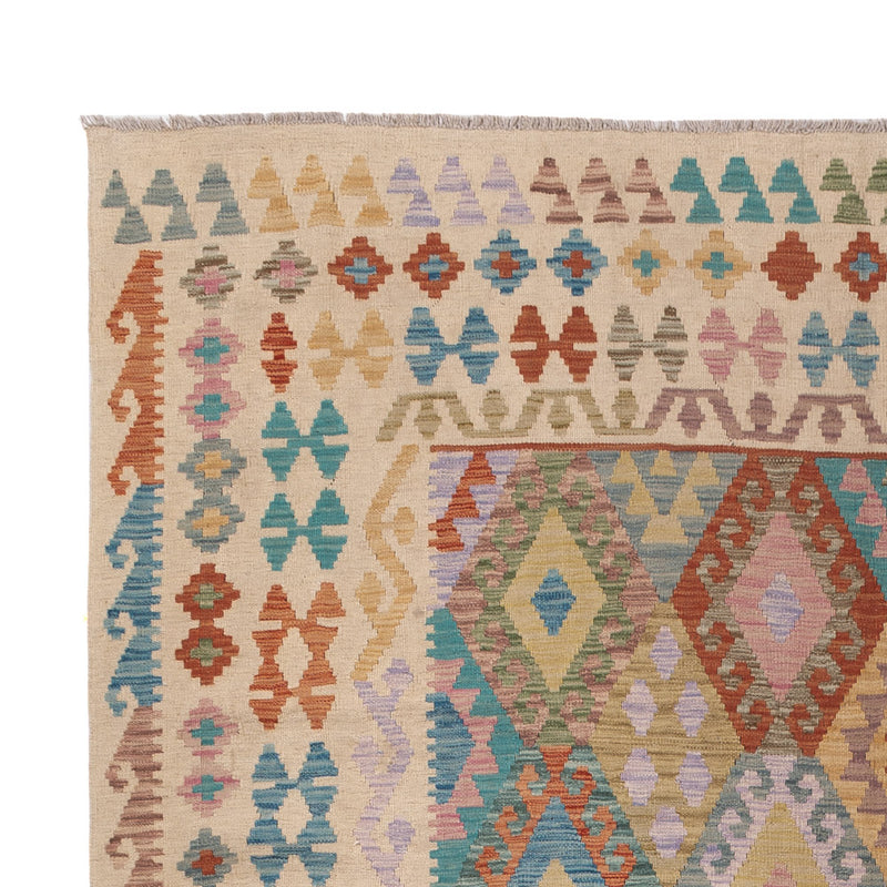 Kelim Teppich - Splash - 348 x 250 cm - bunt