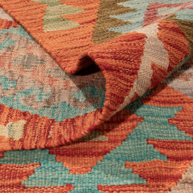 Kelim Teppich - Splash - 345 x 252 cm - bunt
