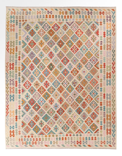 Kilim Maimana Alfombra 310x387cm - Alfombra de lana