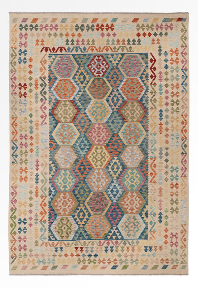 Kilim Maimana Alfombra 237x345cm - Alfombra de lana