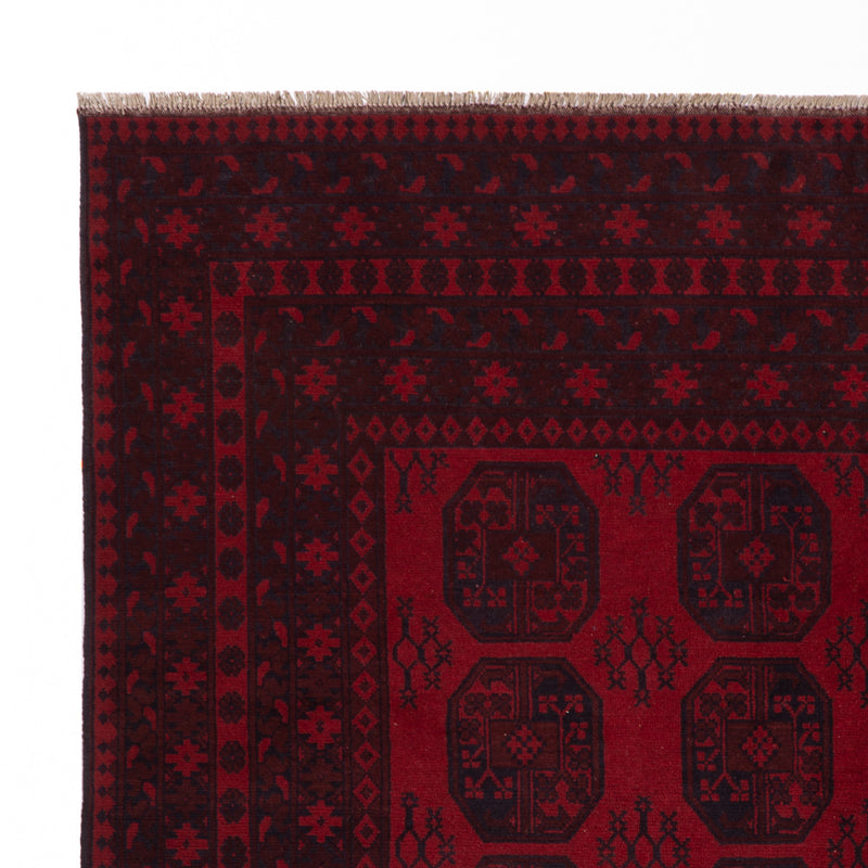 Afghan Teppich - Filpa - 300 x 250 cm - rot