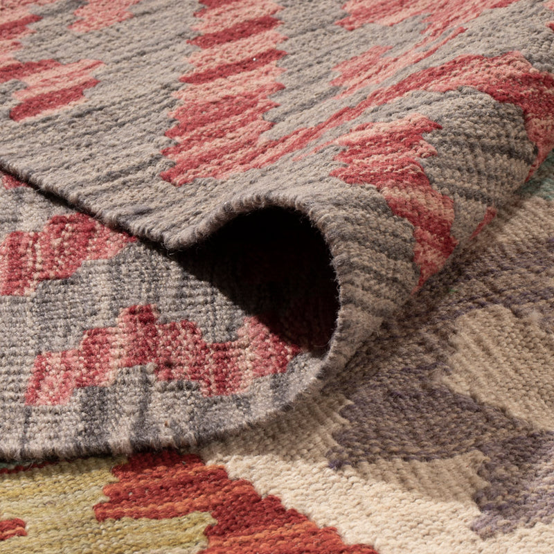 Kelim Teppich - Splash - 389 x 314 cm - bunt