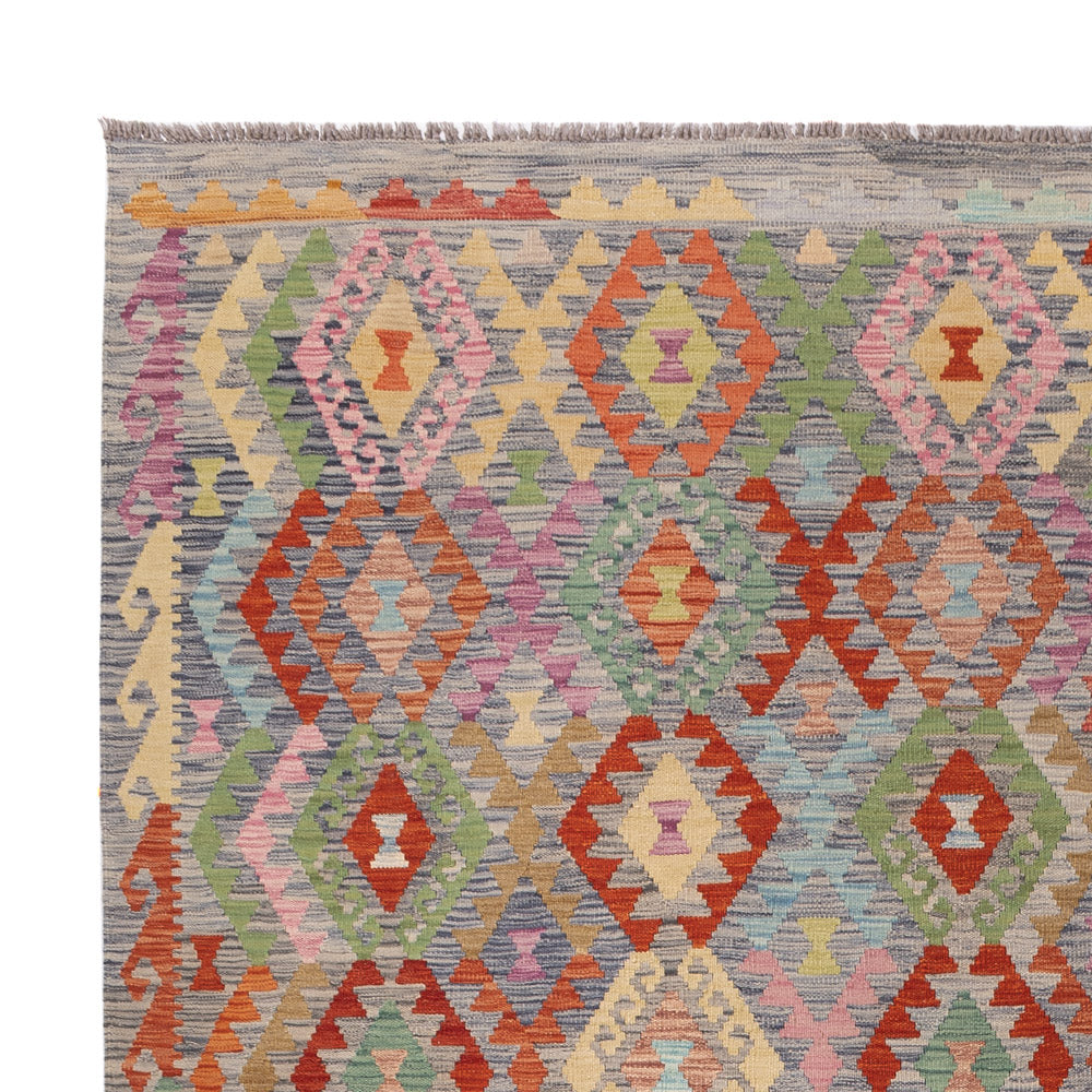 Kelim Teppich - Splash - 354 x 257 cm - bunt