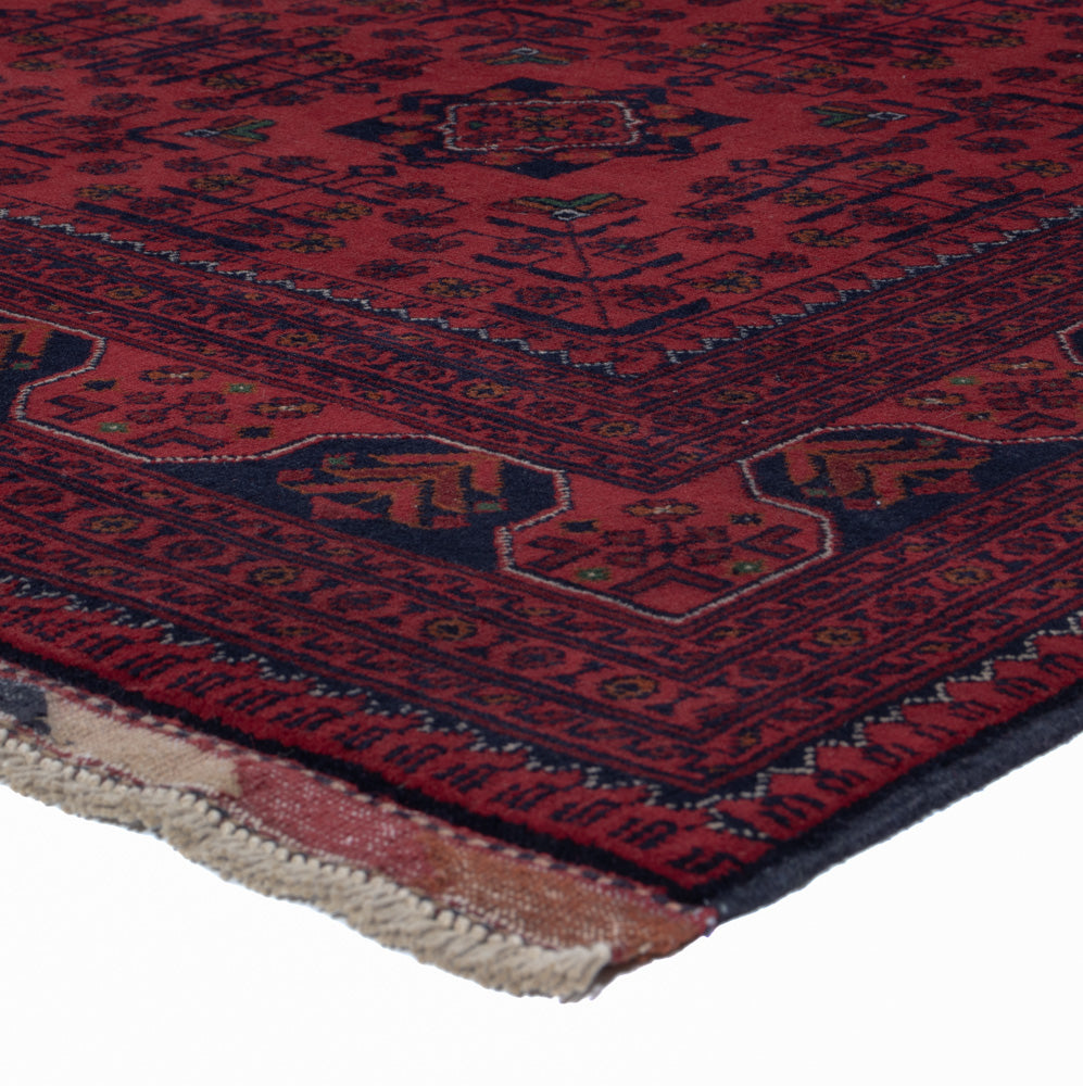 Afghan Teppich - Kunduz - Royal - 196 x 148 cm - rot