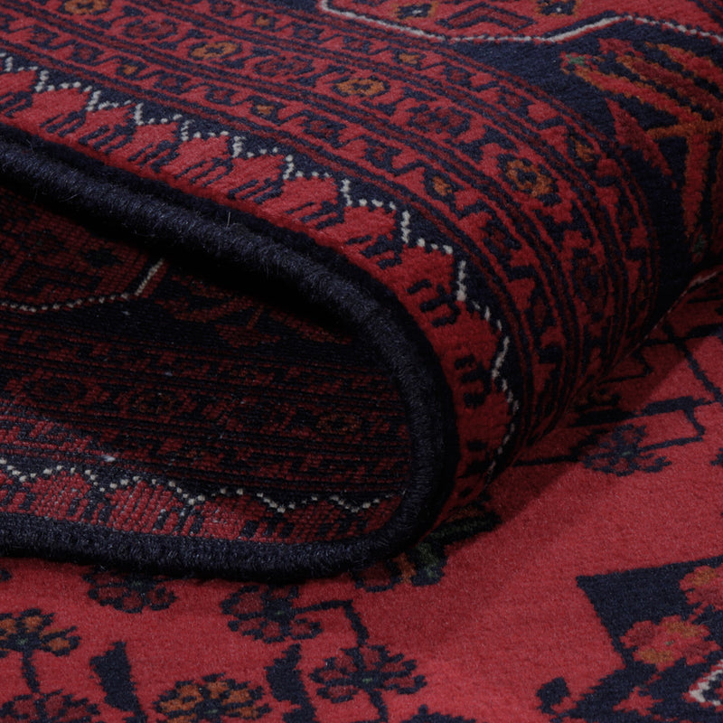 Afghan Teppich - Kunduz - Royal - 196 x 148 cm - rot