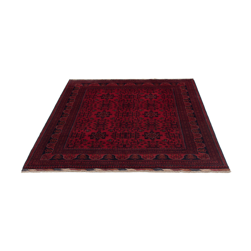 Afghan Teppich - Kunduz - Royal - 196 x 148 cm - rot