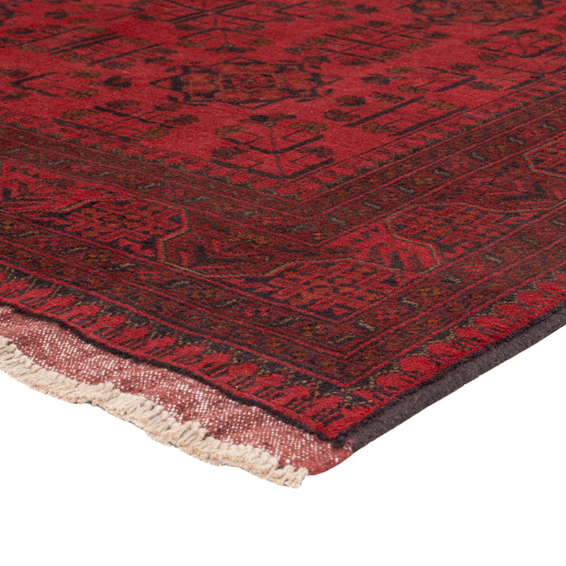 Afghan Teppich - Kunduz - 225 x 178 cm - rot