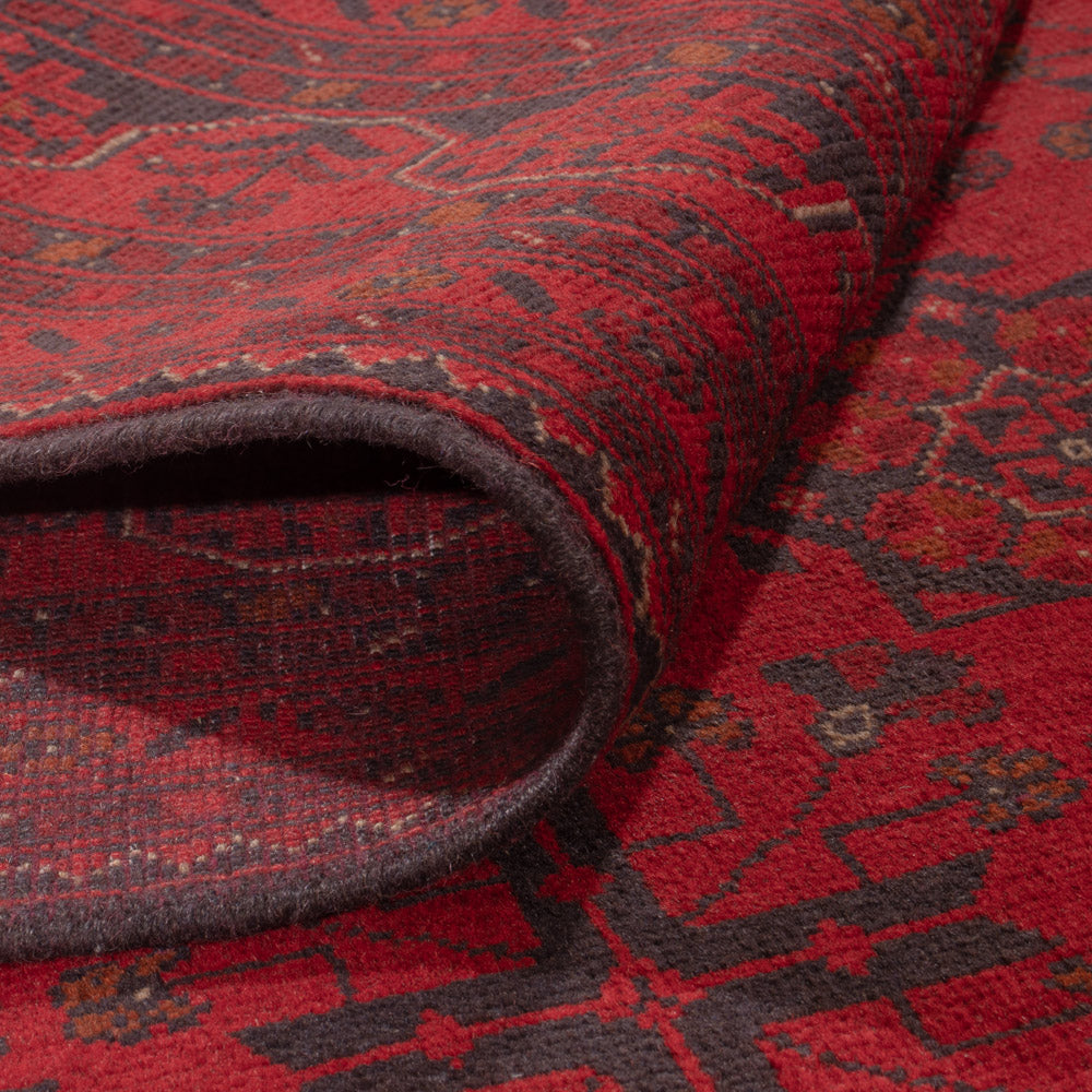 Afghan Teppich - Kunduz - 234 x 170 cm - rot