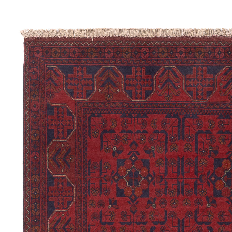 Afghan Teppich - Kunduz - 234 x 175 cm - rot