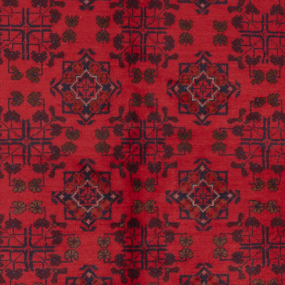 Afghan Teppich - Kunduz - 223 x 173 cm - rot
