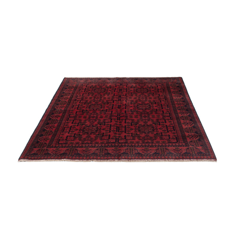 Afghan Teppich - Kunduz - 197 x 146 cm - rot